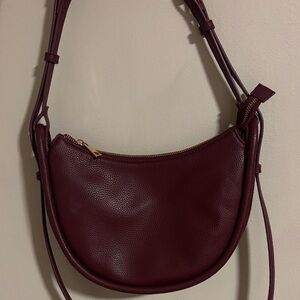 a new day Deep Red Shoulder Bag